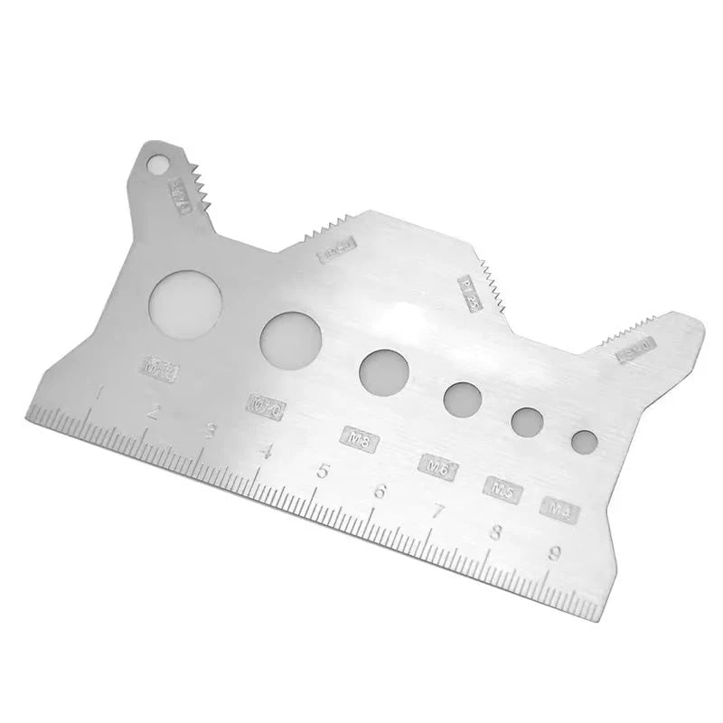 ✨Stop wasting time!💥Stainless Steel Double-Sided Bolt Gauge Card