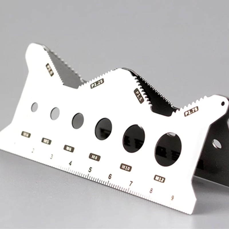 ✨Stop wasting time!💥Stainless Steel Double-Sided Bolt Gauge Card