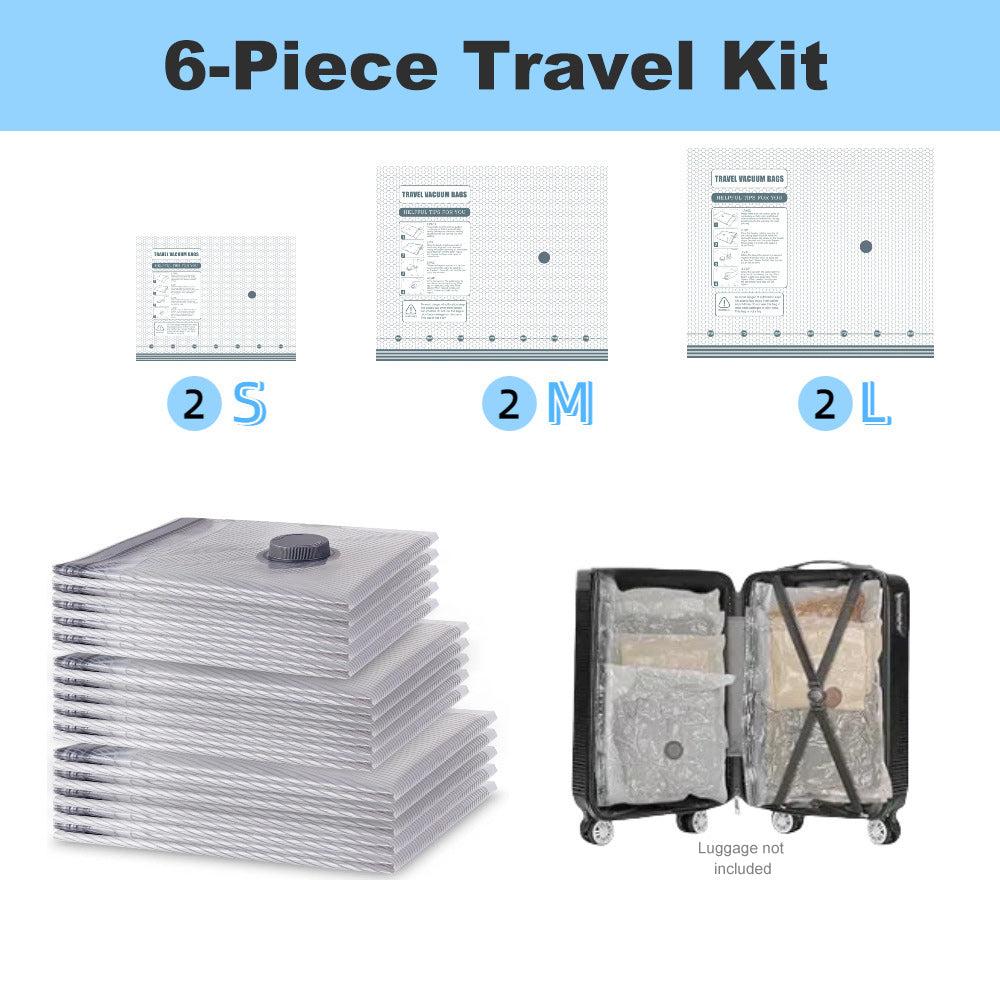 🏆⚡ 50K+ SOLD! Cordless Travel Vacuum Storage Compression Bag