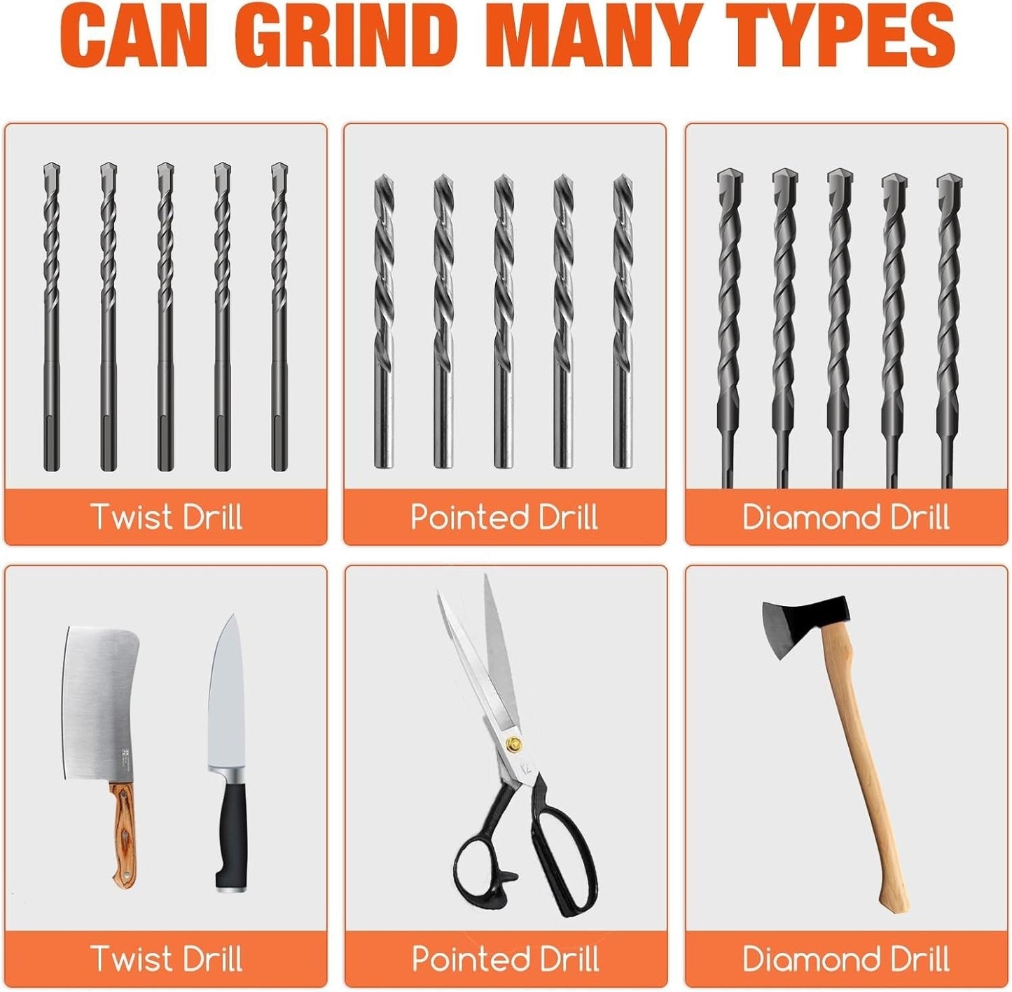 🏆Flash Sale⚡ 50K+ SOLD! Multi-Function Drill Bit Sharpener!!!