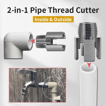 🔩Universal Internal & External Pipe Threading Tool – Compact, Durable & Easy to Use✨