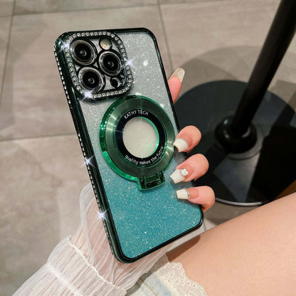 Glitter Diamond Magnetic Ring Holder for iPhone