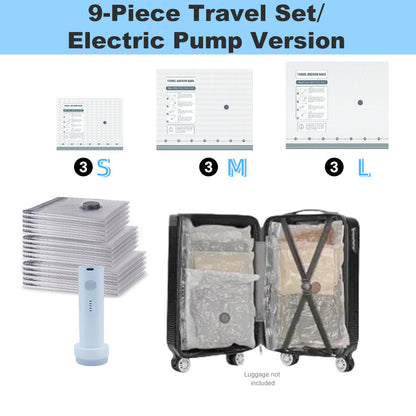 🏆⚡ 50K+ SOLD! Cordless Travel Vacuum Storage Compression Bag