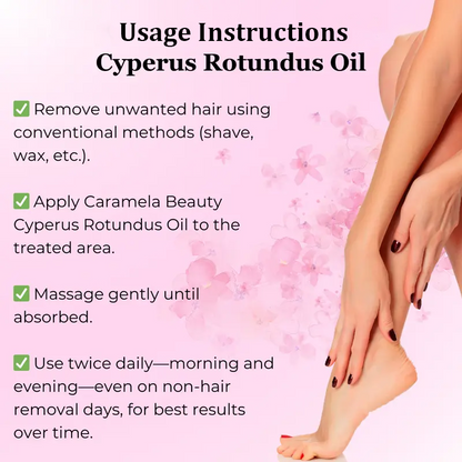 💖✨Cyperus Rotundus Oil for Natural Permanent Hair Reduction