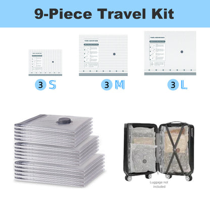 🏆⚡ 50K+ SOLD! Cordless Travel Vacuum Storage Compression Bag