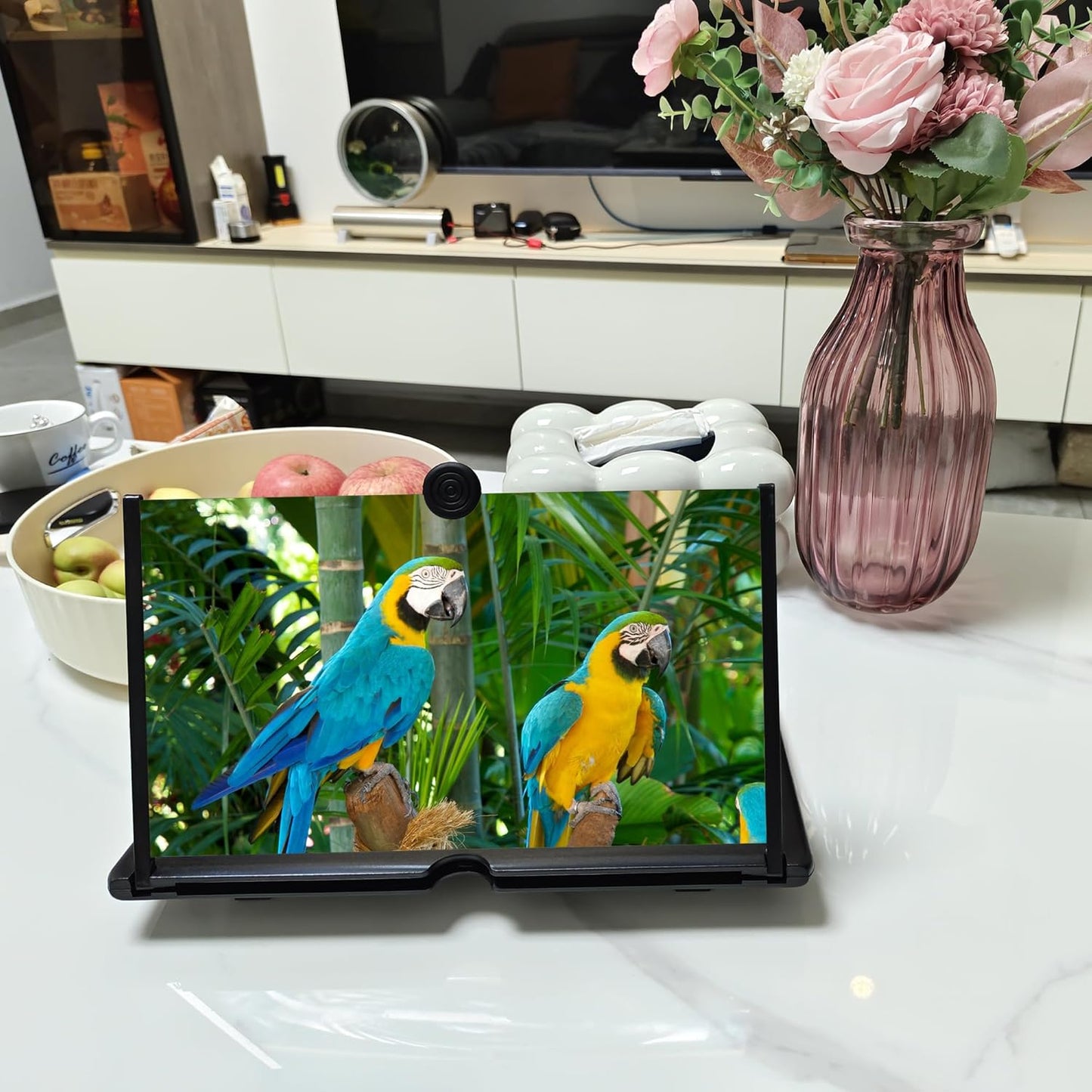 📱Portable 3D Screen Amplifier - Turns Phone into Home Theater🎞, Fits All Smartphones📽