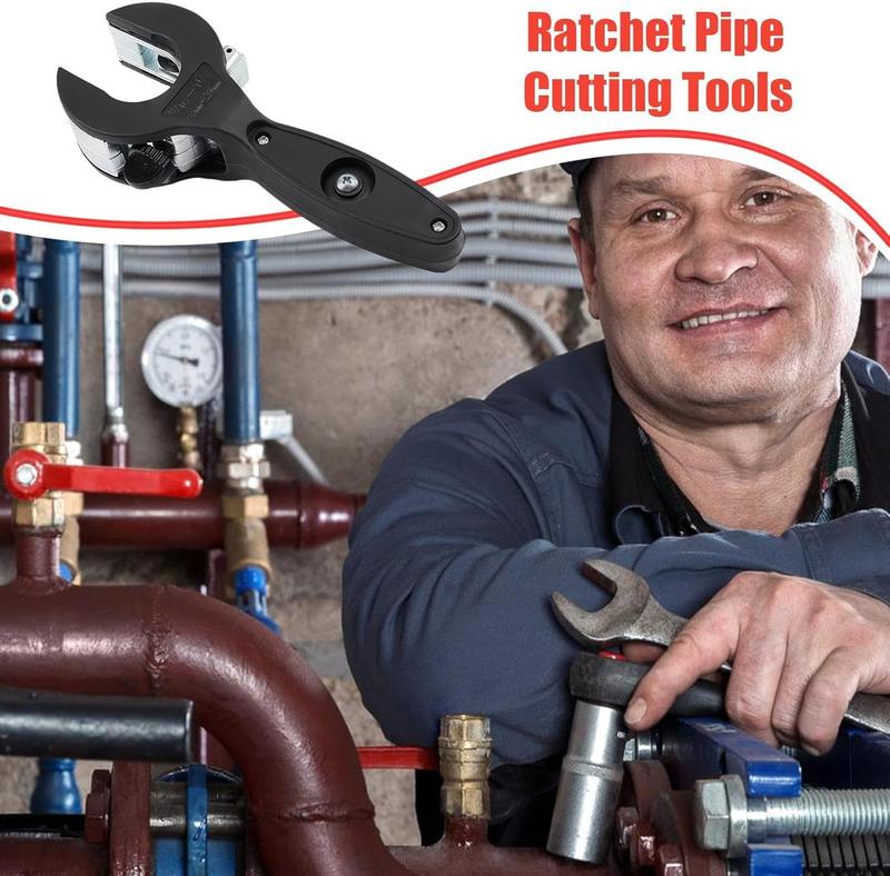 🔥Ratchet-type Pipe Cutter, One-hand Fast Pipe Cutting Tool