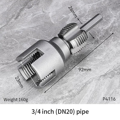 🔩Universal Internal & External Pipe Threading Tool – Compact, Durable & Easy to Use✨