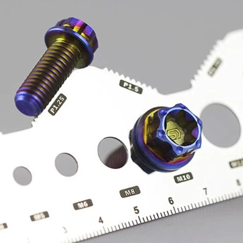 ✨Stop wasting time!💥Stainless Steel Double-Sided Bolt Gauge Card