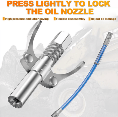 🏆Flash Sale⚡Double Handle High Pressure Quick Release Grease Coupler!!!