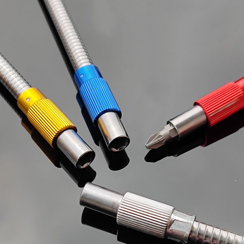 🛠️Hexagonal Shank Metal Flex Universal Extension Bit Holder🔥