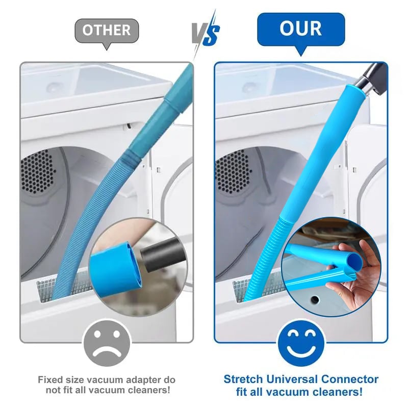 🏆Flash Sale⚡ 50K+ SOLD! Almost Gone-💥Dryer Vent Cleaner Kit Vacuum