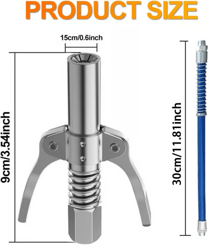 🏆Flash Sale⚡Double Handle High Pressure Quick Release Grease Coupler!!!