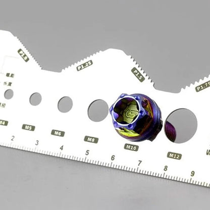 ✨Stop wasting time!💥Stainless Steel Double-Sided Bolt Gauge Card