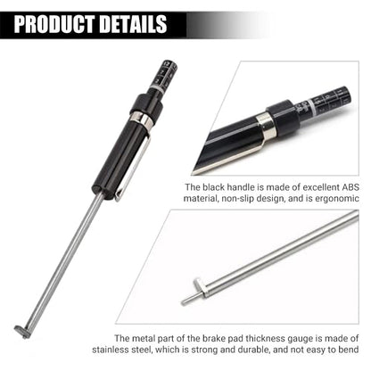 🔥HOT SALE 49% OFF🔥Brake Pad Thickness Gauge – Precision Tool for Measuring Brake Pad Wear & Safet